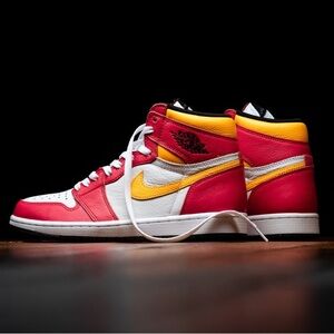 Nike Air Jordan 1 Retro High OG 'Light Fusion Red' Athletic Shoes | NEW/NIB!!🔥